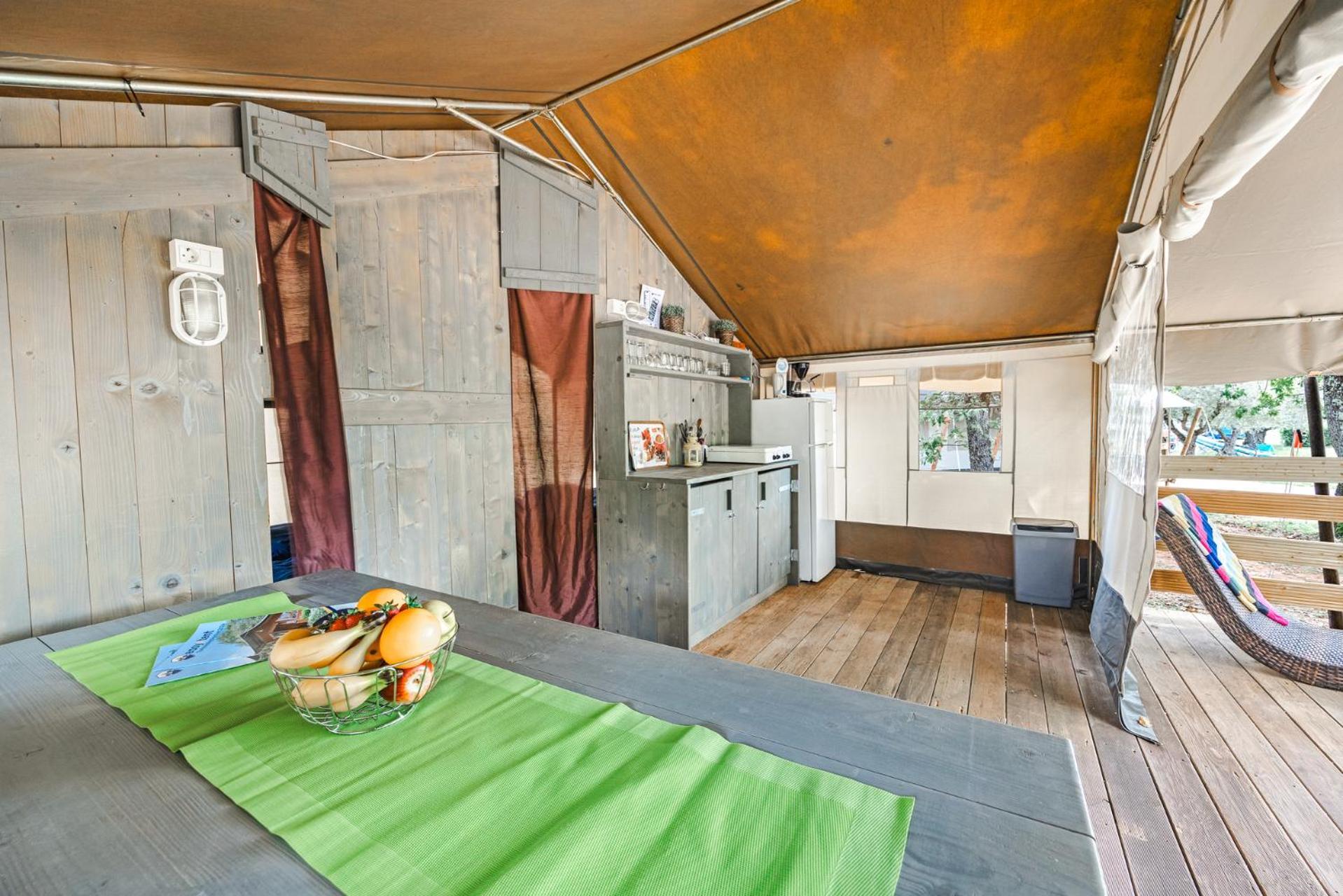 Easyatent Fkk Safari Tent Solaris Naturist - Clothes Free 포레치 객실 사진