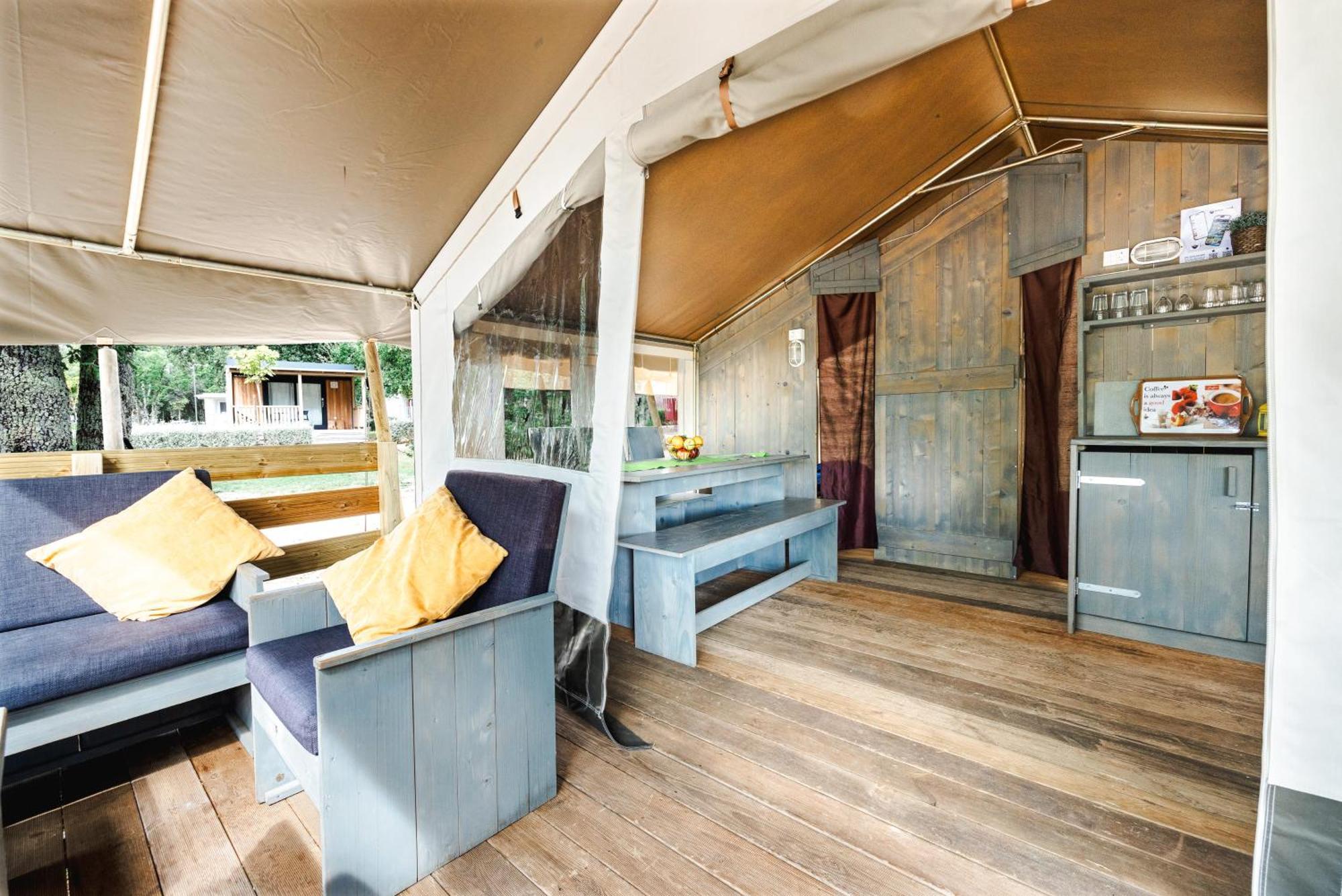 Easyatent Fkk Safari Tent Solaris Naturist - Clothes Free 포레치 객실 사진