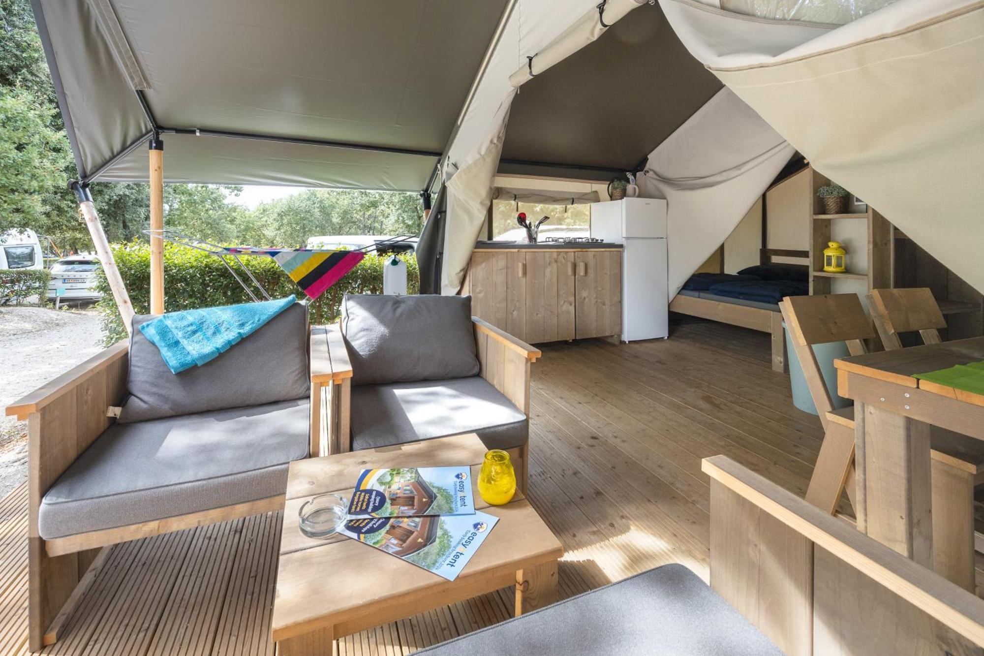 Easyatent Fkk Safari Tent Solaris Naturist - Clothes Free 포레치 객실 사진