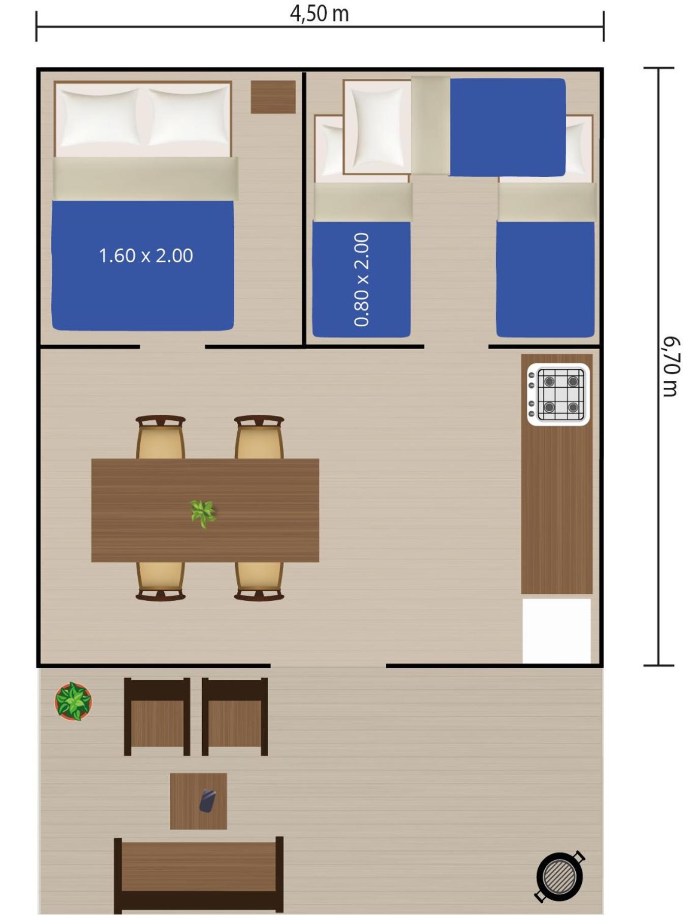 Easyatent Fkk Safari Tent Solaris Naturist - Clothes Free 포레치 객실 사진