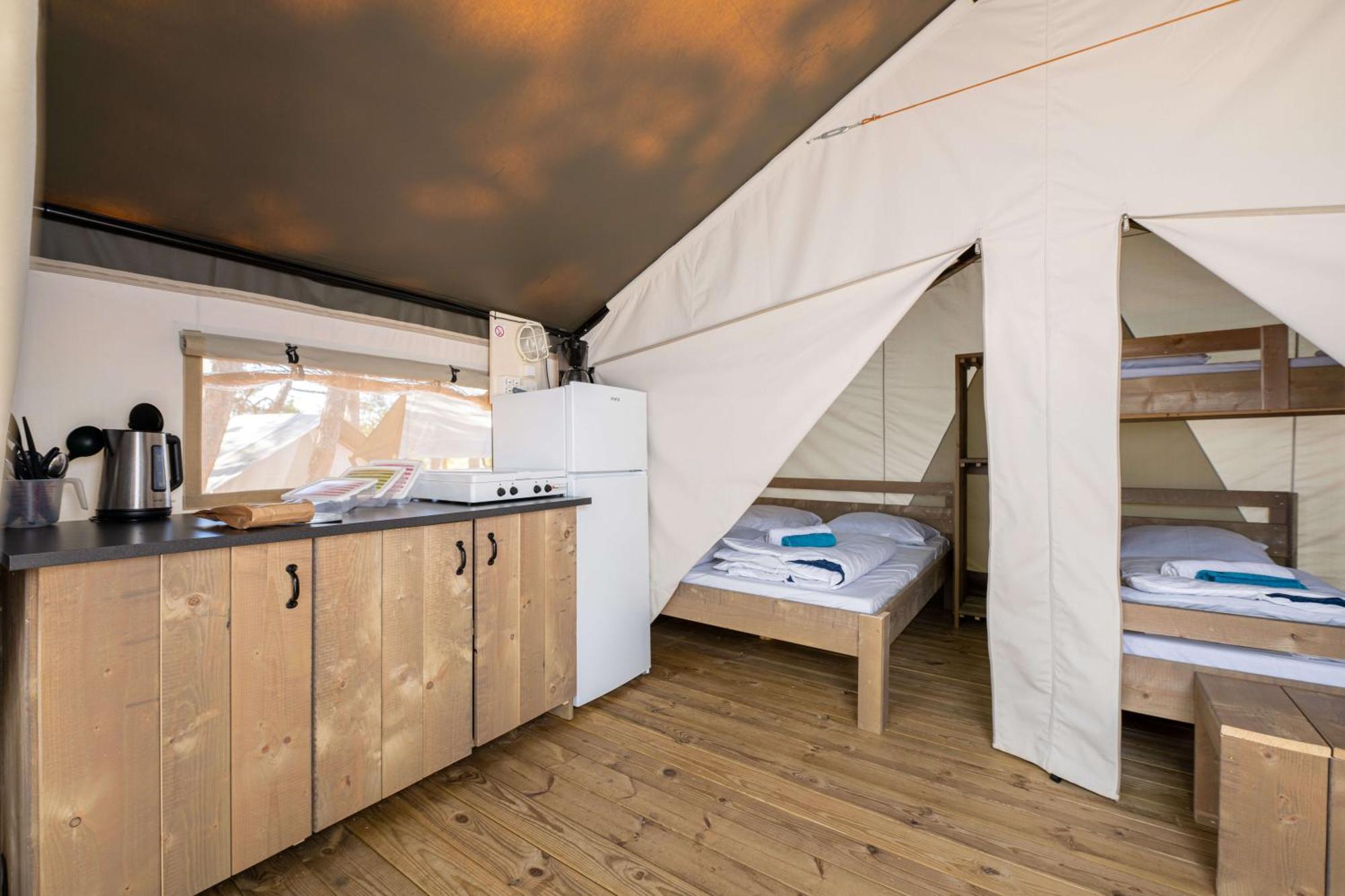 Easyatent Fkk Safari Tent Solaris Naturist - Clothes Free 포레치 객실 사진